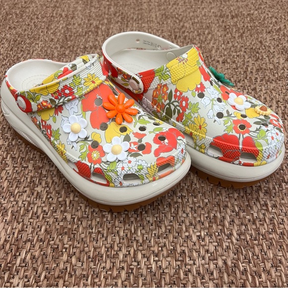CROCS Shoes Crocs Mega Crush Clogs In Retro Floral W8 Poshmark
